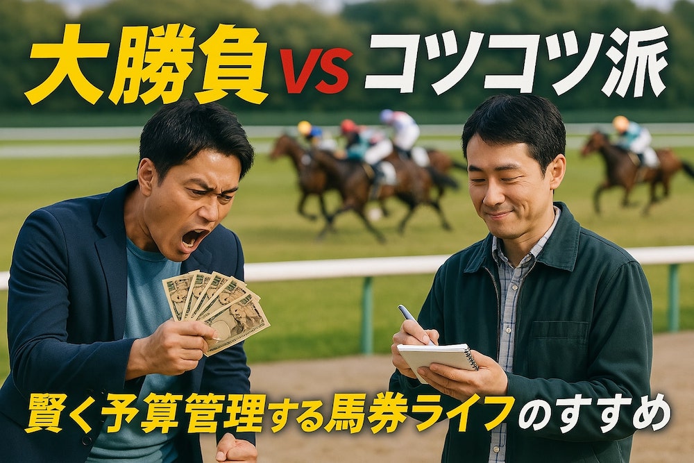 大勝負派vsコツコツ派：賢く予算管理する馬券ライフのすすめ